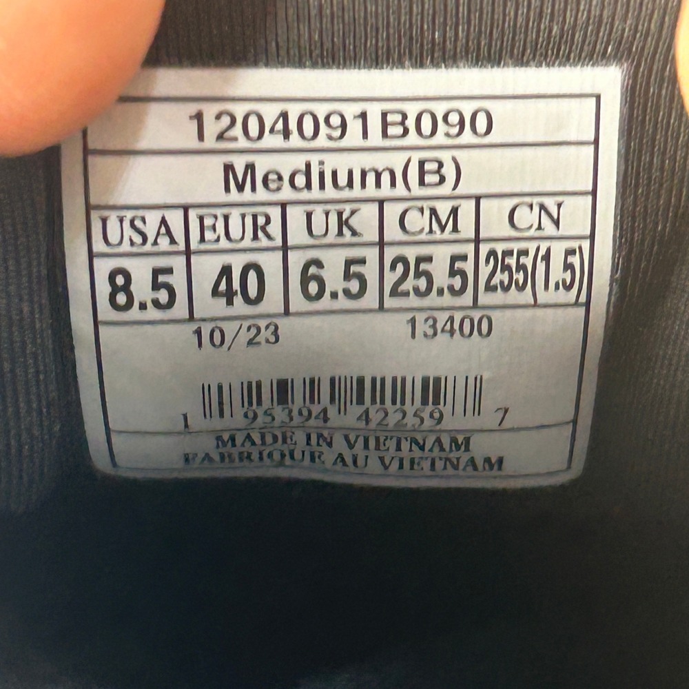Brooks Glycerin GTS 21 Womens Size 8.5 Black White Running Shoes 1204091B090 - Picture 5 of 8